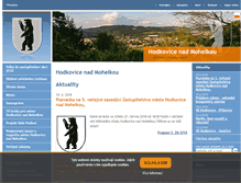 Tablet Screenshot of hodkovicenm.cz